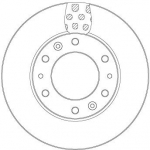 Piduriketas TRW DF6962S