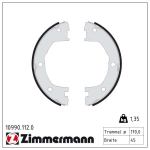 Piduriklotside komplekt,seisupidur ZIMMERMANN 10990.112.0