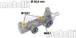 Peapiduri silinder METELLI 05-0818