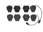 Piduriklotsi komplekt,ketaspidur BREMBO P 85 054