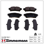 Piduriklotsi komplekt,ketaspidur ZIMMERMANN 24918.150.1