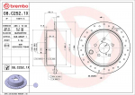 Piduriketas BREMBO 08.C252.1X