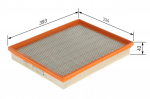 &Otilde;hufilter BOSCH F 026 400 013