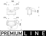 Radiaatorid MAHLE ACH 6 000P