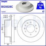 Piduriketas DELPHI BG5028C