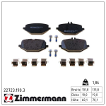 Piduriklotsi komplekt,ketaspidur ZIMMERMANN 22723.190.3