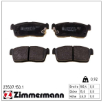 Piduriklotsi komplekt,ketaspidur ZIMMERMANN 23507.150.1