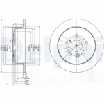 Piduriketas DELPHI BG3779