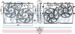 Ventilaator,mootorijahutus NISSENS 850001