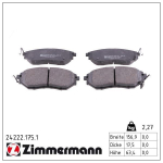 Piduriklotsi komplekt,ketaspidur ZIMMERMANN 24222.175.1
