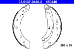Piduriklotside komplekt ATE 03.0137-0446.2