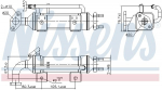 Radiaator,heitgaaside tagasijooks NISSENS 989435