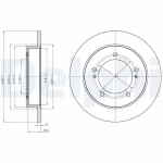 Piduriketas DELPHI BG4289
