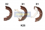 Piduriklotside komplekt JAPANPARTS GF-K25AF