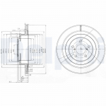 Piduriketas DELPHI BG3931