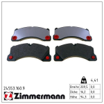 Piduriklotsi komplekt,ketaspidur ZIMMERMANN 24553.160.9