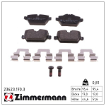 Piduriklotsi komplekt,ketaspidur ZIMMERMANN 23623.170.3