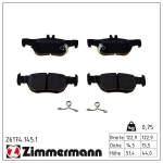 Piduriklotsi komplekt,ketaspidur ZIMMERMANN 26174.145.1