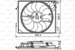 Ventilaator,mootorijahutus VALEO 696881