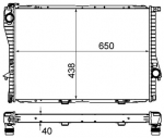 Radiaator,mootorijahutus MAHLE CR 295 000S
