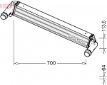 Kompressori&otilde;hu radiaator DENSO DIT06010