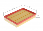 &Otilde;hufilter BOSCH 1 457 433 605