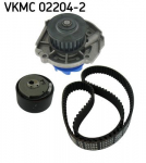 Veepump + hammasrihmakomplekt SKF VKMC 02204-2