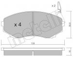 Piduriklotsi komplekt,ketaspidur METELLI 22-0477-0