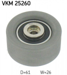 Seade-/juhtrull,hammasrihm SKF VKM 25260