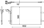 Kondensaator,kliimaseade MAHLE AC 725 000S