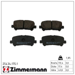 Piduriklotsi komplekt,ketaspidur ZIMMERMANN 25434.175.1