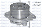 Veepump, mootori jahutus DOLZ S213
