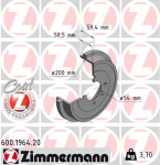 Piduritrummel ZIMMERMANN 600.1964.20