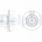 Piduriketas DELPHI BG2628