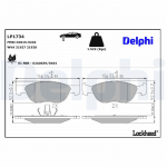 Piduriklotsi komplekt,ketaspidur DELPHI LP1734