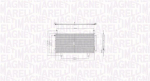 Kondensaator,kliimaseade MAGNETI MARELLI 350203105100