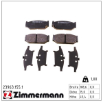 Piduriklotsi komplekt,ketaspidur ZIMMERMANN 23963.155.1
