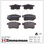 Piduriklotsi komplekt,ketaspidur ZIMMERMANN 24435.150.1