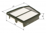 &Otilde;hufilter BOSCH F 026 400 328