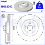 Piduriketas DELPHI BG9206C
