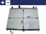 Radiaator,mootorijahutus MAHLE CR 2113 000S