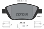 Piduriklotsi komplekt,ketaspidur TEXTAR 2488301