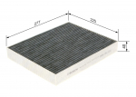 Filter,salongi&otilde;hk BOSCH 1 987 435 552