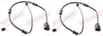 Hoiatuskontakt, piduriklotsi kulumine QUICK BRAKE WS 0448 A