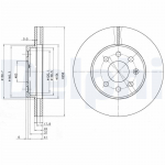 Piduriketas DELPHI BG3334