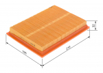 &Otilde;hufilter BOSCH 1 457 433 593