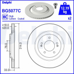 Piduriketas DELPHI BG5077C