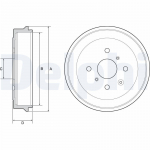 Piduritrummel DELPHI BF506