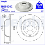 Piduriketas DELPHI BG5006C