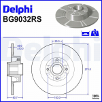 Piduriketas DELPHI BG9032RS